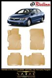 Rizline Honda Civic SEDAN 2006-2012 BEJ 3D Havuzlu Paspas