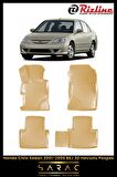 Rizline Honda Civic Sedan 2001-2006 Bej 3d Havuzlu Paspas