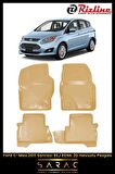 Rizline Ford C-Max 2011 Sonrası BEJ RENK 3D Havuzlu Paspas