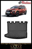 Rizline Dacia Jogger 2022 Sonrası 5-7 Koltuk 3D Bagaj Havuzu
