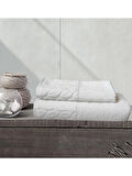 NİVEMESHOME 632 BEYAZ 90X150 HAZAL BANYO HAVLUSU NURPAK