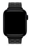 Megafox Apple Watch Seri 2/3/4/5/6/7/8/Se/Ultra Metal Geçmeli Paslanmaz Kordon 42-44-45-49 Mm Uyumlu