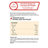 Krill Oil & Omega 3 & Coenzyme Q10 500 Mg 60 Kapsül