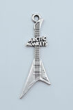 Arctic Monkeys Elektro Gitar Gümüş Kaplama Kolye Ucu