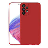Gpack Samsung Galaxy A23 5G Kılıf Mat Kamera Korumalı Soft Premier SilikonNano Glass