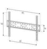 Sonorous Surefix 240 42”-82” LCD-LED Sabit Askı Aparatı