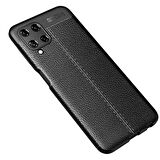 Smcase Samsung Galaxy M32 4G Kılıf Deri Dokulu Silikon 