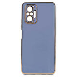 Gpack Xiaomi Redmi Note 10 Pro Kılıf Bark Parlak Silikon Renkli Kenarları Rose