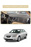 Hyundai Sonata 2009-2015 Torpido Koruma  Halısı -  Bej Kenar