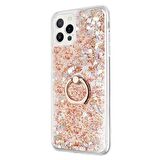 Smcase iPhone 13 Pro Max Kılıf Sulu Yüzüklü Milce Silikon