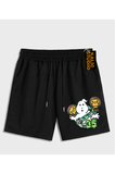 UNİSEX Bay Bape Desenli Siyah Yazlık ŞORT