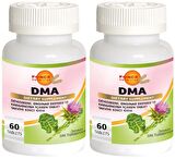 DMA 2x60 Tablet Dandelion Milk Thistle Artichoke Deve Dikeni Karahindiba Enginar