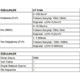 UT 315A Serisi El Tipi Titreşim Test Cihazı;UB