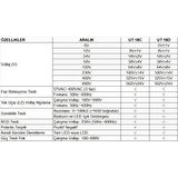 UT 18C AC DC Gerilim Test ;Voltaj ve Süreklilik Test Cihazı ;UB