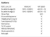 UT 320D Mini Kontakt Tip Termometre;UB