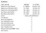 UT 673PV Solar MPPT Ölçüm Aleti  ;UB