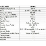UTİ 712S Çok Fonksiyonlu Termal Kamera ;UB