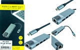 IRT-K04 5 İN 1 TYPE-C TO HDMI + LAN + USB 3.0 + USB 2.0 ;Class