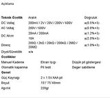 TF 133 TOOLFIX Dijital Ölçü Aleti;UB;Class