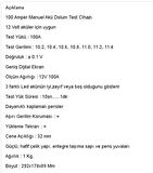 BT-200D Dijital Akü Test Cihazı 12VOLT 200AMPER; GESİ;UB