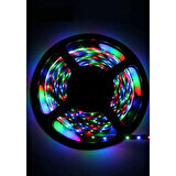 3 ÇİPLİ RGB İÇ MEKAN LED 5 METRE KIRMIZI YEŞİL MAVİ