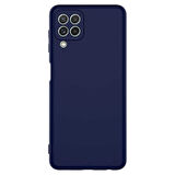 Smcase Samsung Galaxy M32 4G Kılıf Kamera Korumalı Lansman Mat Silikon  Nano Ekran Koruyucu