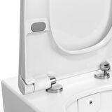 VitrA Integra 131-003R009 İnce Klozet Kapağı, Yavaş Kapanır, Kolay Çıkabilir, Beyaz