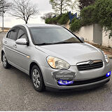Hyundai Accent Era 2006-2012 Uyumlu Üniversal V2 Laguna Lip Esnek Ön Lip 2 Parça Tampon Altı Dil Karlık Ön Ek
