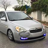 Hyundai Accent Era 2006-2012 Uyumlu Üniversal V2 Laguna Lip Esnek Ön Lip 2 Parça Tampon Altı Dil Karlık Ön Ek