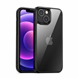 Smcase iPhone 13 Kılıf Slim Fit Transparan Silikon