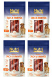 Nutri Canin Rawhide Ördekli Köpek Ödülü 80 Gr. X 4 Adet