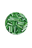 Uzun Boru Kesme Boncuk Çap 2mm Uzunluk 10 mm - 60 Gram - Yeşil Beyaz - BNC286