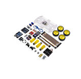 Emes Robotik 4wd Arduino Araba Kiti Pan Tiltli Bluetooth Robot Araç Seti (ÖRNEK KODLAR HEDİYE)
