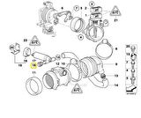 BMW M50 M52 M60 MOTOR SİKLON VALF VE DEBİMETRE CONTASI 1733217