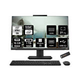 ASUS A5702WVARK Ultra 5 120U 16GB DDR5 1TB SSD Intel Graphics 27" FHD W11H Siyah All in One & PER4