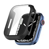 Smcase Apple Watch 41mm Uyumlu Gard Mika Tam Kapatan Ekran Koruyucu