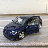 Welly Volkswagen Golf 8 GTI Diecast Metal Araba Model Araba Oyuncak Araba Çek Bırak Araba 12 Cm