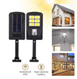 CL-180 Güneş Enerjili Solar Sokak Lambası - Bahçe Aydınlatması 3 Mod Sensörlü 6 Cob Ledli
