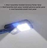 CL-180 Güneş Enerjili Solar Sokak Lambası - Bahçe Aydınlatması 3 Mod Sensörlü 6 Cob Ledli