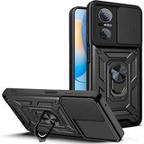Gpack Huawei Nova 9 SE Kılıf Sert Silikon Tank Aramid Sürgülü Vega Yüzüklü
