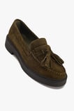 Kadın Hakiki Süet Püsküllü Loafer
