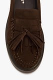 Kadın Hakiki Süet Püsküllü Loafer