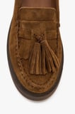 Kadın Hakiki Süet Püsküllü Loafer
