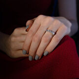 G Renk 0.50 Karat Pırlanta Beştaş Yüzük - Haftanın Yıldızlı Fırsatı