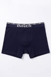 Just Inner Erkek Pamuklu Boxer Kabartma Bel Lastikli İç Giyim Konforu (135001)
