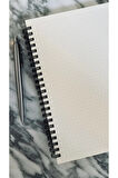 Noktalı Spiralli Defter, A5 Boyut (15x21 cm), 100 Yaprak, 90gr. Ivory, Kraft Kapak