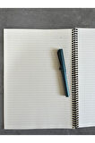 A4 Çizgili Spiralli Defter, A4 Boyut (21cm x 29.7cm), 60 Yaprak, 90gr. Ivory, Kraft Kapak