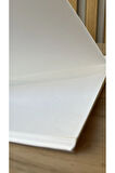 A4 Çizgisiz Spiralli Defter, A4 Boyut (21cm x 29.7cm), 60 Yaprak, 90gr. Ivory, Şeffa PVC Kapak