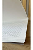 A4 Kareli Spiralli Defter, A4 Boyut (21cm x 29.7cm), 60 Yaprak, 90gr. Ivory, Şeffa PVC Kapak