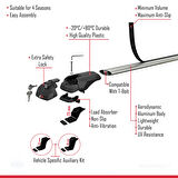 Fiat Sedici 2006-2015 Arası ile Uyumlu ACE-1 Ara Atkı Tavan Barı Gri 2 Adet